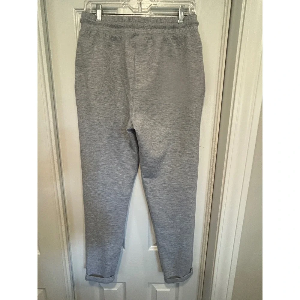 NFL Team Apparel Kansas City Chiefs Sleepwear Joggers Heather Grey Mens Medium‎